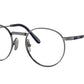 Ray-Ban Optical ROUND TITANIUM RX8237V Phantos Eyeglasses  1238-GUNMETAL 50-20-140 - Color Map gunmetal