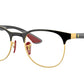 Ray-Ban Optical RX8327VM Phantos Eyeglasses  F079-BLACK ON MATTE ARISTA 51-20-140 - Color Map black