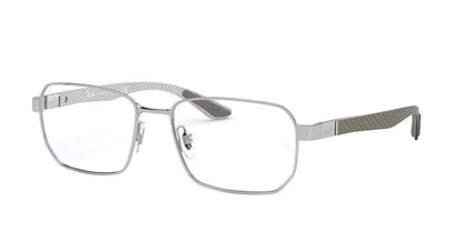 Ray-Ban Optical RX8419 Square Eyeglasses  2501-SILVER 54-17-145 - Color Map silver