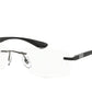 Ray-Ban Optical RX8724 Rectangle Eyeglasses  1000-GUNMETAL 56-17-145 - Color Map gunmetal