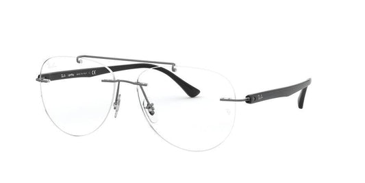 Ray-Ban Optical RX8749 Pilot Eyeglasses  1128-MATTE DARK GUNMETAL 54-14-140 - Color Map gunmetal