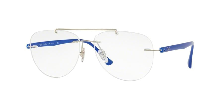Ray-Ban Optical RX8749 Pilot Eyeglasses  1193-SILVER 54-14-140 - Color Map silver