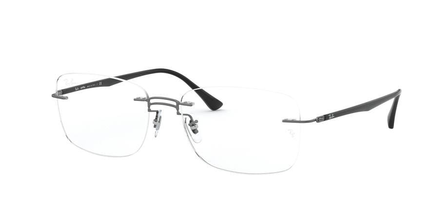 Ray-Ban Optical RX8750 Square Eyeglasses  1128-GUNMETAL 56-17-140 - Color Map gunmetal