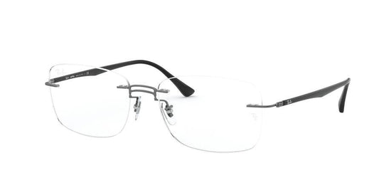Ray-Ban Optical RX8750 Square Eyeglasses  1128-GUNMETAL 56-17-140 - Color Map gunmetal