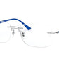 Ray-Ban Optical RX8750 Square Eyeglasses  1193-SILVER 56-17-140 - Color Map silver