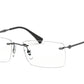Ray-Ban Optical RX8755 Square Eyeglasses  1128-MATTE DARK GUNMETAL 56-17-140 - Color Map gunmetal