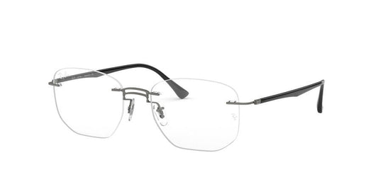 Ray-Ban Optical RX8757 Irregular Eyeglasses  1128-GUNMETAL 53-18-140 - Color Map gunmetal