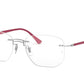 Ray-Ban Optical RX8757 Irregular Eyeglasses  1195-SILVER 53-18-140 - Color Map silver