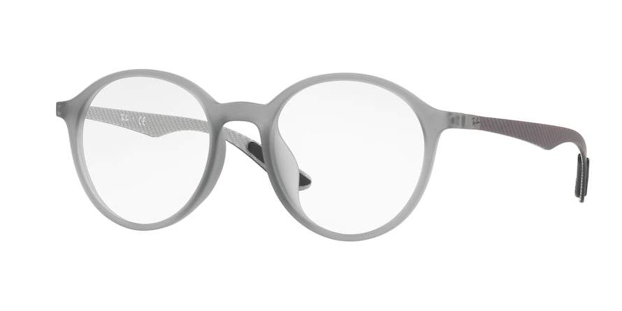 Ray-Ban Optical RX8904F Phantos Eyeglasses  5244-MATTE TRASPARENT GREY 52-20-150 - Color Map grey