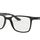 Ray-Ban Optical RX8905 Square Eyeglasses  5843-BLACK 55-18-145 - Color Map black