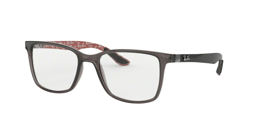 Ray-Ban Optical RX8905 Square Eyeglasses  5845-TRANSPARENT GREY 55-18-145 - Color Map grey