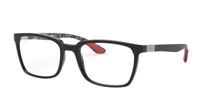 Ray-Ban Optical RX8906 Rectangle Eyeglasses  2000-BLACK 54-19-145 - Color Map black