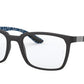 Ray-Ban Optical RX8906 Rectangle Eyeglasses  5196-MATTE BLACK 54-19-145 - Color Map black
