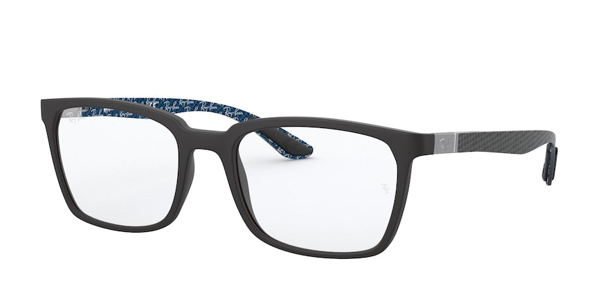 Ray-Ban Optical RX8906 Rectangle Eyeglasses  5196-MATTE BLACK 54-19-145 - Color Map black