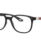 Ray-Ban Optical RX8907M Square Eyeglasses  F647-MATTE BLACK 53-17-145 - Color Map black