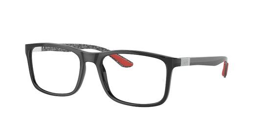 Ray-Ban Optical RX8908 Rectangle Eyeglasses  2000-BLACK 55-18-145 - Color Map black