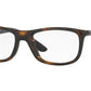 Ray-Ban Optical RX8951 Rectangle Eyeglasses  5604-SHINY HAVANA 56-19-145 - Color Map havana