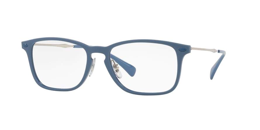 Ray-Ban Optical RX8953 Square Eyeglasses  5756-LIGHT BLUE GRAPHENE 54-17-140 - Color Map light blue