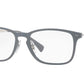 Ray-Ban Optical RX8953 Square Eyeglasses  8026-LIGHT GREY GRAPHENE 56-17-145 - Color Map grey