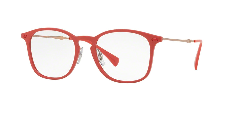 Ray-Ban Optical RX8954 Square Eyeglasses  5758-LIGHT RED GRAPHENE 50-18-140 - Color Map red