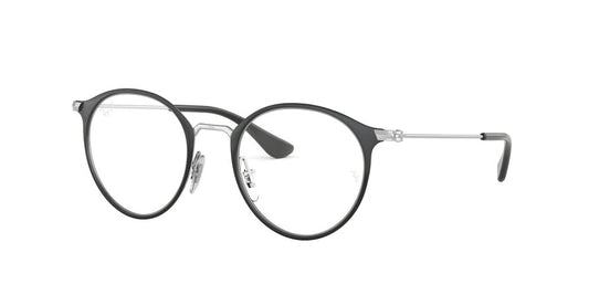 Ray-Ban Junior Vista RY1053 Phantos Eyeglasses  4064-BLACK ON SILVER 45-18-130 - Color Map black