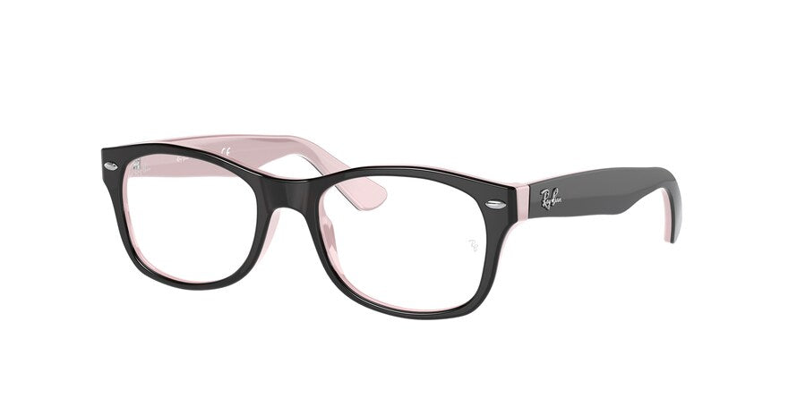 Ray-Ban Junior Vista RY1528F Square Eyeglasses  3580-HAVANA ON OPAL PINK 46-16-125 - Color Map havana