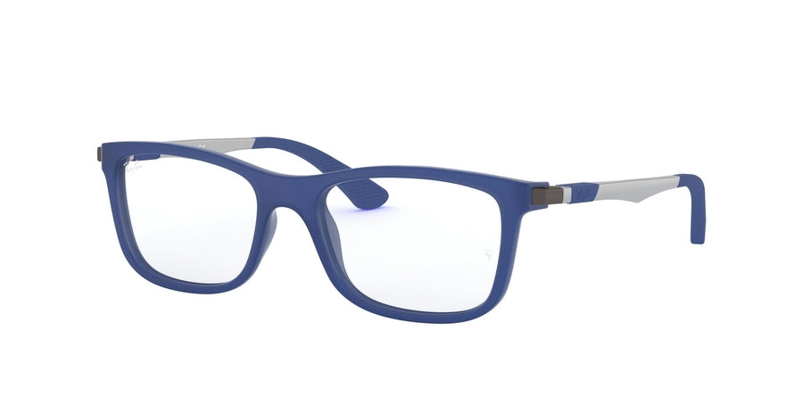Ray-Ban Junior Vista RY1549 Square Eyeglasses  3655-MATTE BLUE 48-16-125 - Color Map blue