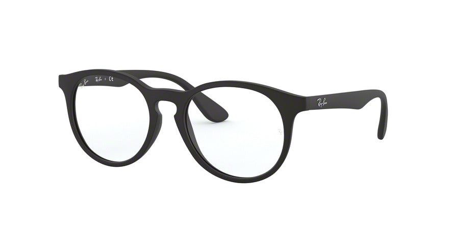 Ray-Ban Junior Vista RY1554 Phantos Eyeglasses  3615-RUBBER BLACK 48-16-130 - Color Map black