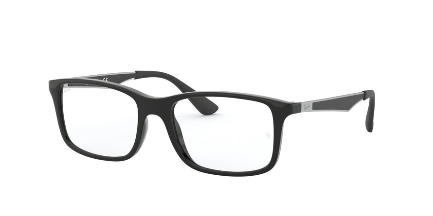 Ray-Ban Junior Vista RY1570 Square Eyeglasses  3542-BLACK 49-16-130 - Color Map black