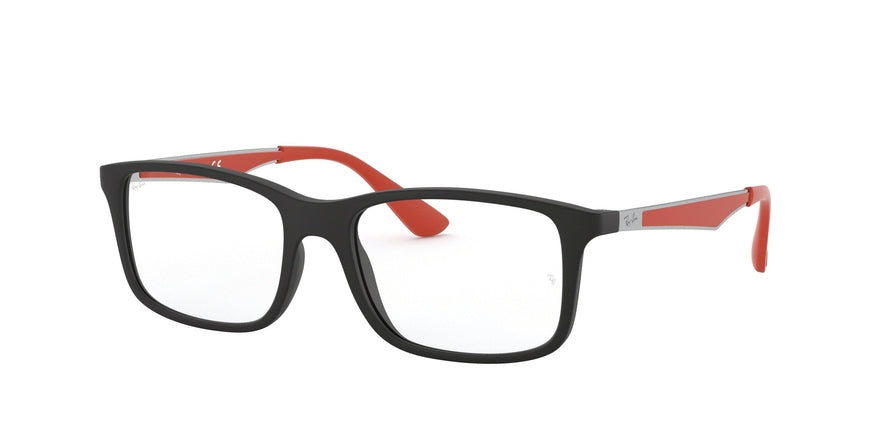 Ray-Ban Junior Vista RY1570 Square Eyeglasses  3652-MATTE BLACK 49-16-130 - Color Map black