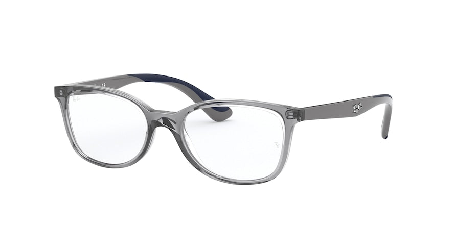 Ray-Ban Junior Vista RY1586 Square Eyeglasses  3830-TRANSPARENT GREY 49-16-130 - Color Map grey