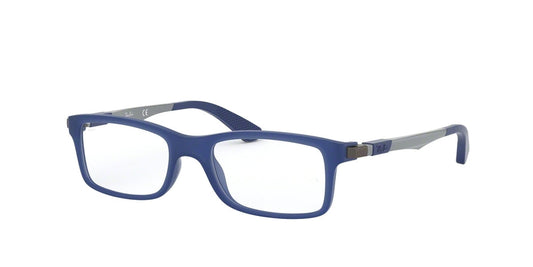 Ray-Ban Junior Vista RY1588 Rectangle Eyeglasses  3655-MATTE BLUE 47-16-125 - Color Map blue