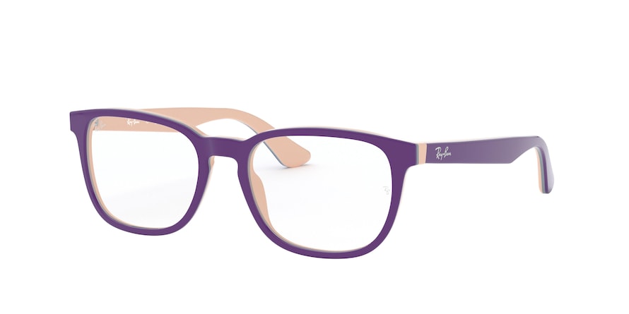 Ray-Ban Junior Vista RY1592 Square Eyeglasses  3818-VIOLET ON PINK/BLUE 48-16-130 - Color Map violet