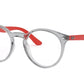Ray-Ban Junior Vista RY1594 Phantos Eyeglasses  3812-TRANSPARENT GREY 44-19-130 - Color Map grey