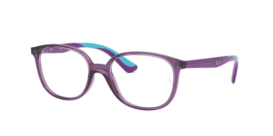 Ray-Ban Junior Vista RY1598 Square Eyeglasses  3776-TRANSPARENT VIOLET 49-16-130 - Color Map violet