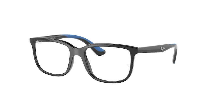 Ray-Ban Junior Vista RY1605 Rectangle Eyeglasses  3862-BLACK 49-16-130 - Color Map black