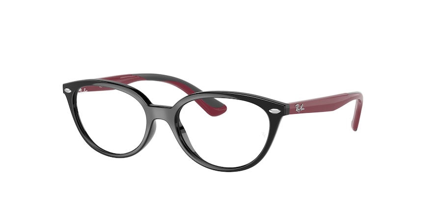 Ray-Ban Junior Vista RY1612 Cat Eye Eyeglasses  3903-BLACK 48-15-130 - Color Map black