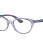 Ray-Ban Junior Vista RY1612 Cat Eye Eyeglasses  3906-TRANSPARENT VIOLET 48-15-130 - Color Map violet