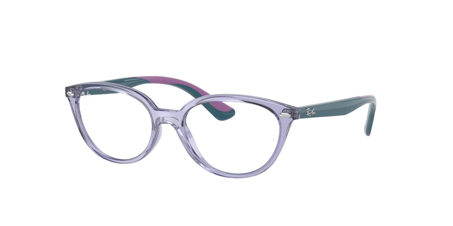 Ray-Ban Junior Vista RY1612 Cat Eye Eyeglasses  3906-TRANSPARENT VIOLET 48-15-130 - Color Map violet