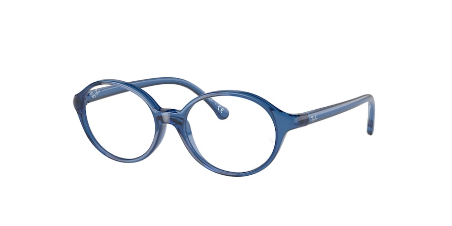 Ray-Ban Junior Vista RY1901F Pillow Eyeglasses  3834-TRANSPARENT BLUE 48-14-125 - Color Map blue