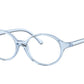 Ray-Ban Junior Vista RY1901F Pillow Eyeglasses  3836-TRANSPARENT LIGHT BLUE 48-14-125 - Color Map light blue