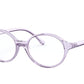 Ray-Ban Junior Vista RY1901 Pillow Eyeglasses  3838-TRANSPARENT VIOLET 46-14-125 - Color Map violet