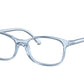 Ray-Ban Junior Vista RY1902 Pillow Eyeglasses  3836-TRANSPARENT LIGHT BLUE 49-15-125 - Color Map light blue