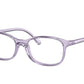 Ray-Ban Junior Vista RY1902 Pillow Eyeglasses  3838-TRANSPARENT VIOLET 49-15-125 - Color Map violet