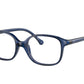 Ray-Ban Junior Vista RY1903 Square Eyeglasses  3834-TRANSPARENT BLUE 48-15-125 - Color Map blue