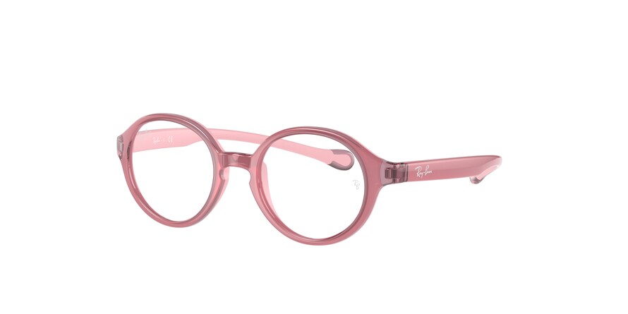 Ray-Ban Junior Vista RY9075VF Phantos Eyeglasses  3877-FUCHSIA ON RUBBER PINK 46-16-140 - Color Map purple/reddish