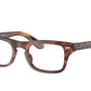 Ray-Ban Junior Vista JUNIOR BURBANK RY9083V Rectangle Eyeglasses  3888-STRIPED HAVANA 43-19-130 - Color Map havana