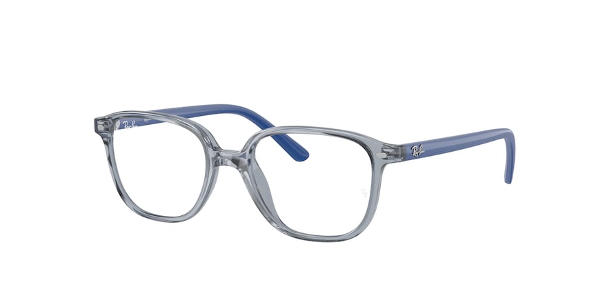 Ray-Ban Junior Vista JUNIOR LEONARD RY9093V Square Eyeglasses  3897-TRANSPARENT BLUE 45-16-130 - Color Map blue
