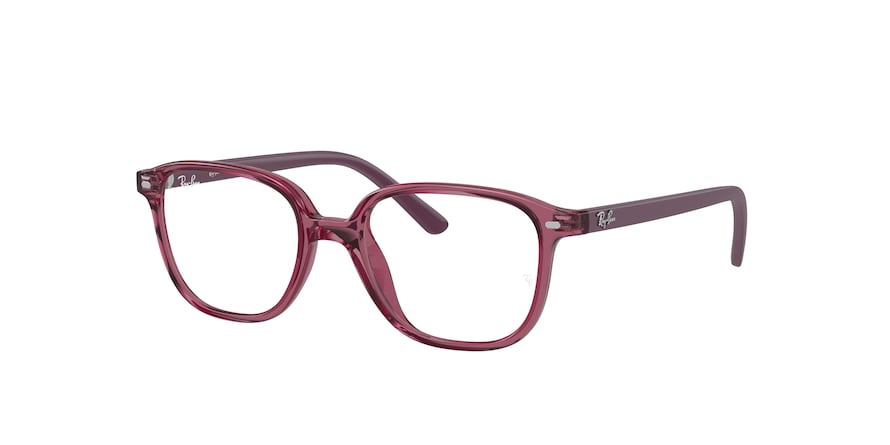 Ray-Ban Junior Vista JUNIOR LEONARD RY9093V Square Eyeglasses  3898-TRANSPERNT PINK 45-16-130 - Color Map pink
