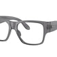Ray-Ban Junior Vista JUNIOR WAYFARER NOMAD RY9287V Square Eyeglasses  3900-TRANSPARENT GREY 51-16-130 - Color Map grey